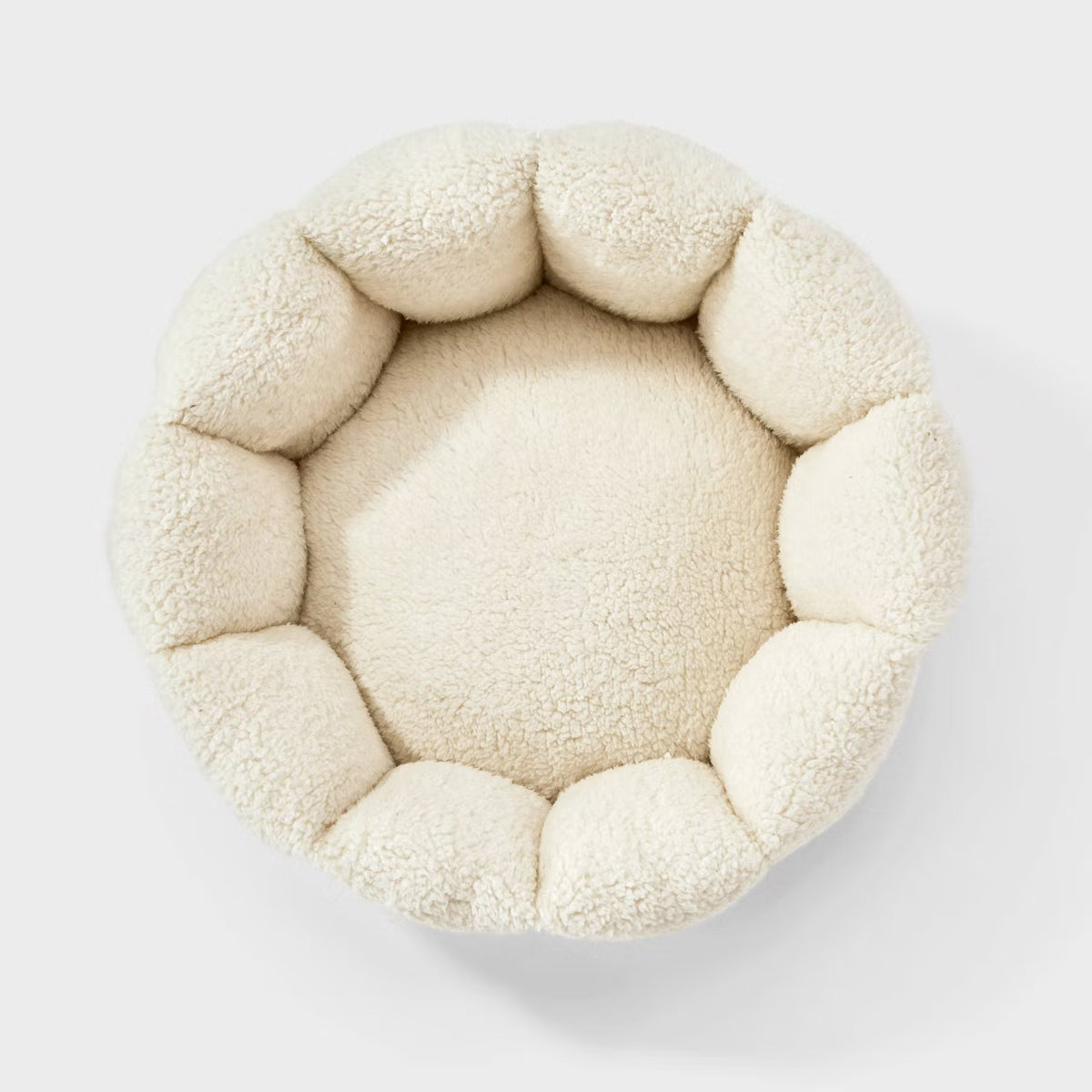 Channeled High Wall Cuddler Bolster Dog and Cat Bed