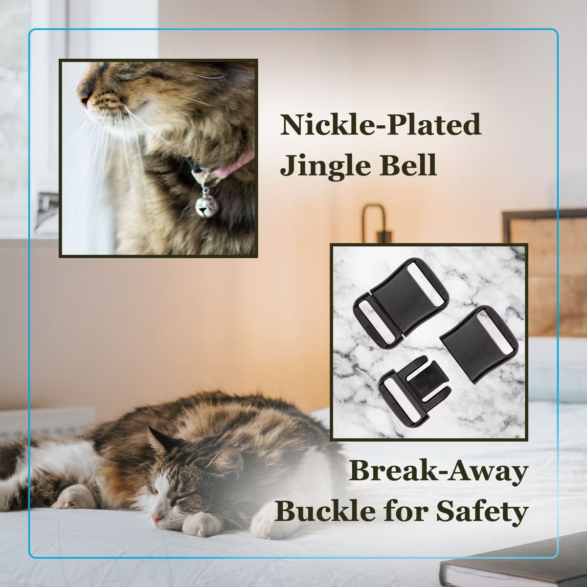 Strawberry Picnic Cat Collar