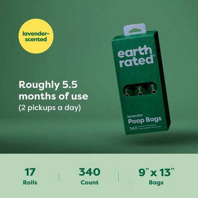 Earth Rated 340-count lavender dog poop bags - image 3