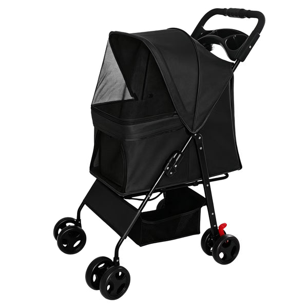 Pet Stroller for Small Dogs and Cats Under 28 lbs,