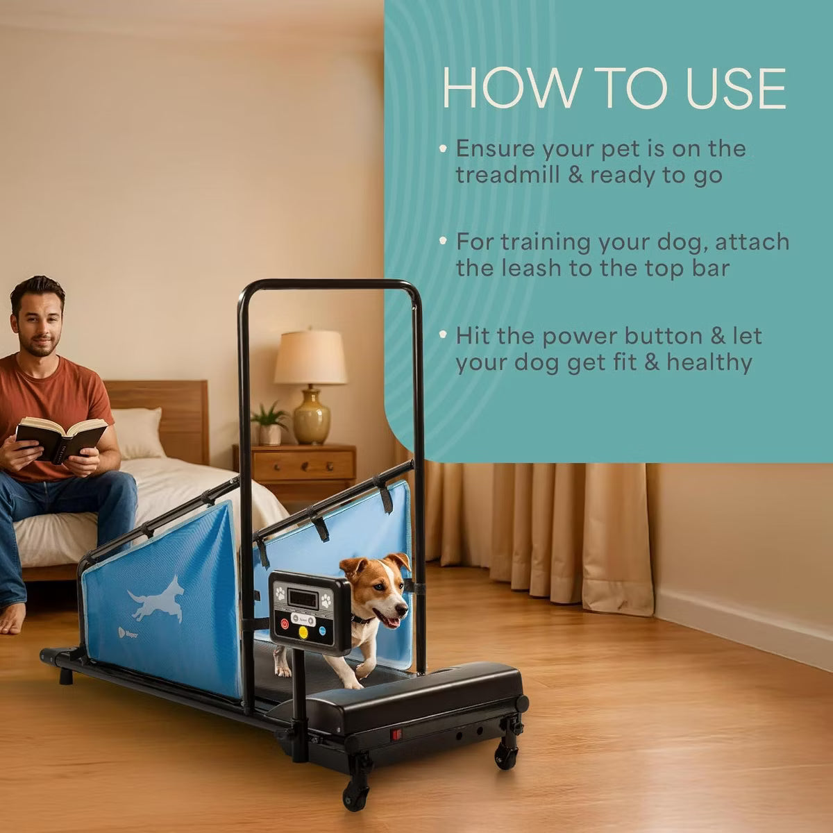 awRunner Dog Treadmill for Small & Medium Dogs