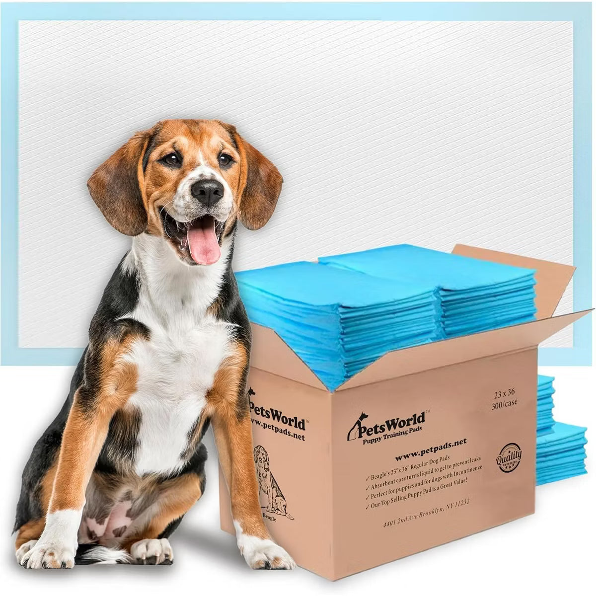 Economy Value (23x36 inch) Puppy Training & Potty Pads 300 Count