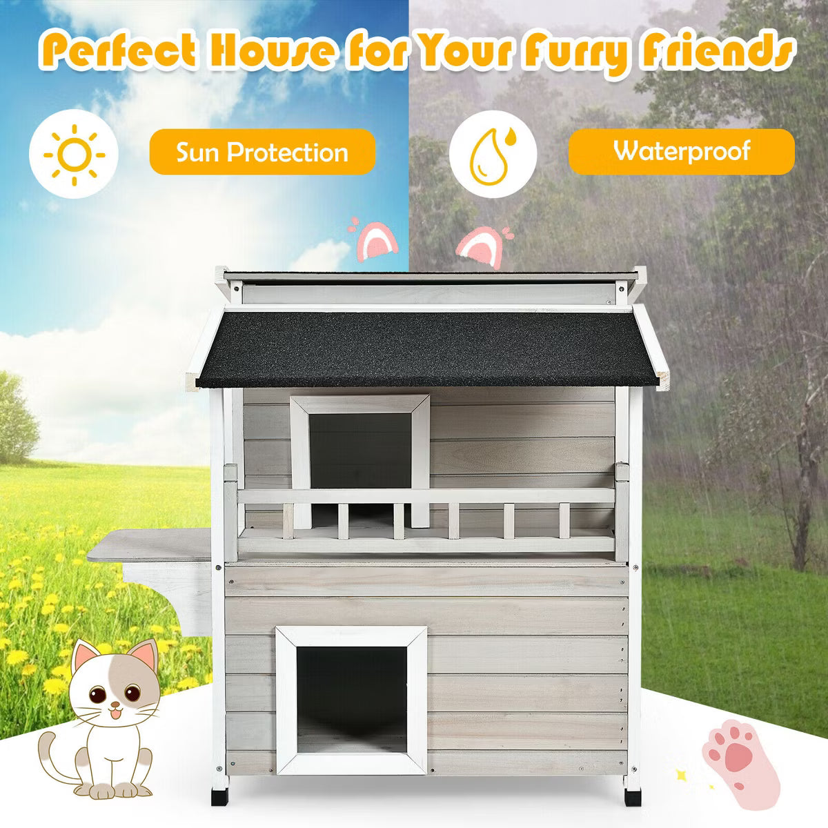 Luxurious Cat Shelter House Condo