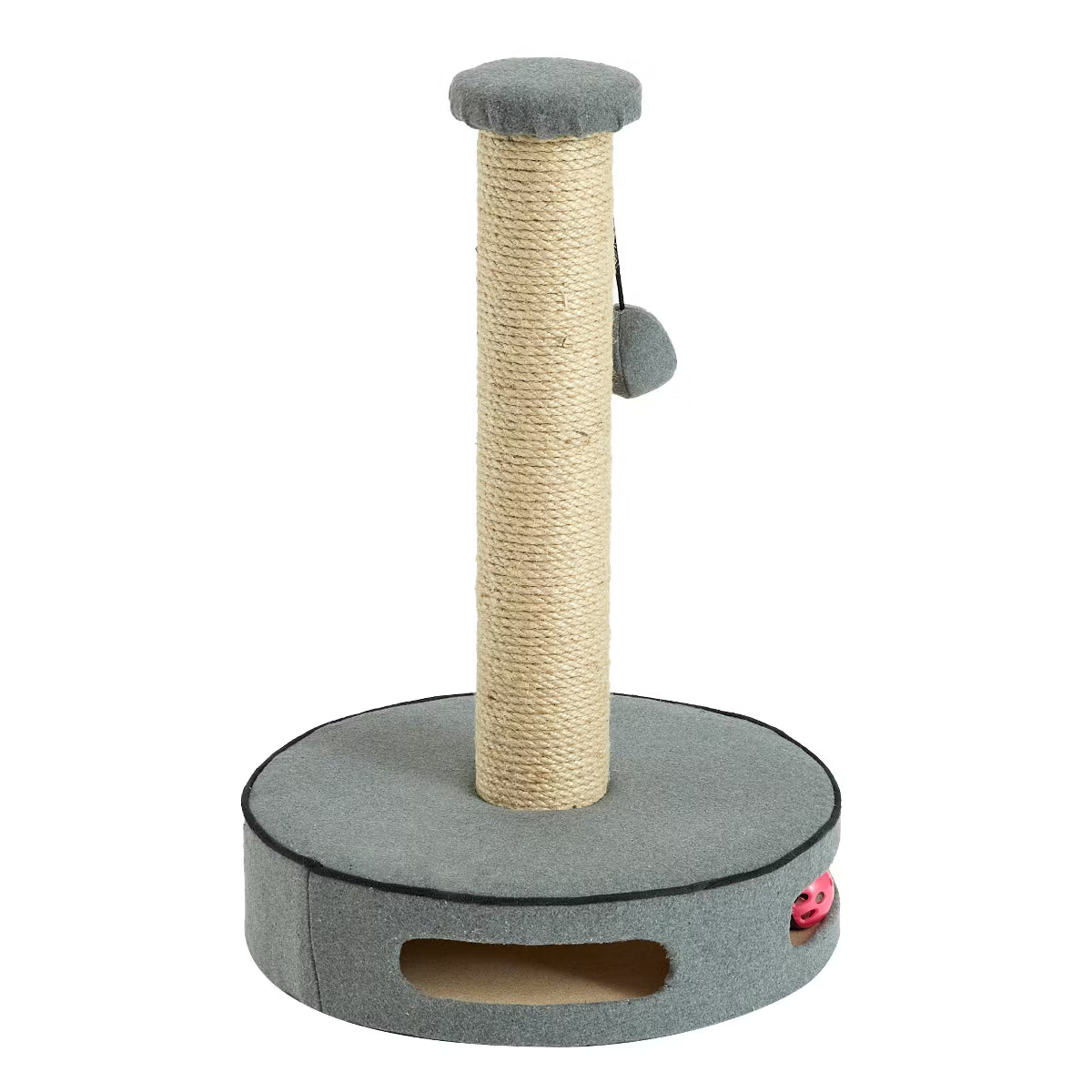 Gray Cat Scratching Post Cat Furniture - 19.7 in. Tall