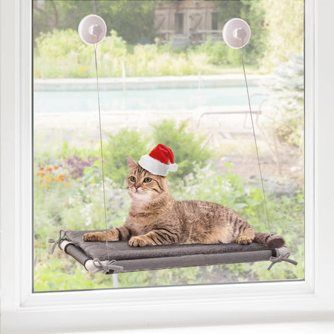 Strong Suction Cup Cat Hammock with Steel Cables