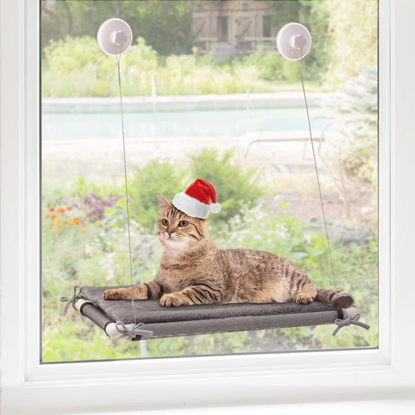 Strong Suction Cup Cat Hammock with Steel Cables