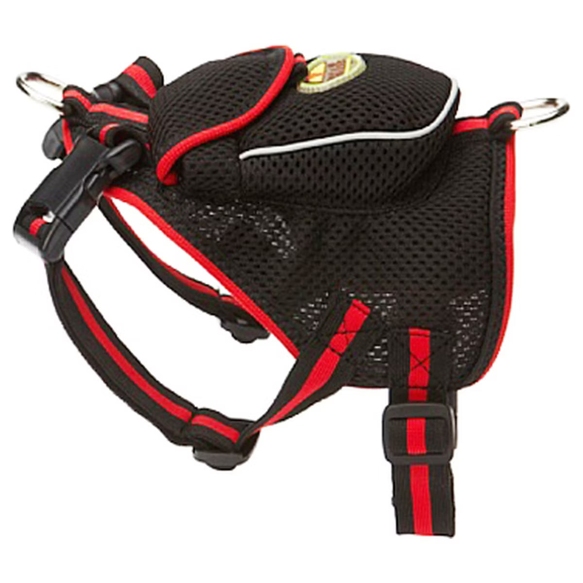 Pocket Bark Reflective Adjustable Fashion Pet Dog Harness with Velcro Pouch and Dual Harness Rings