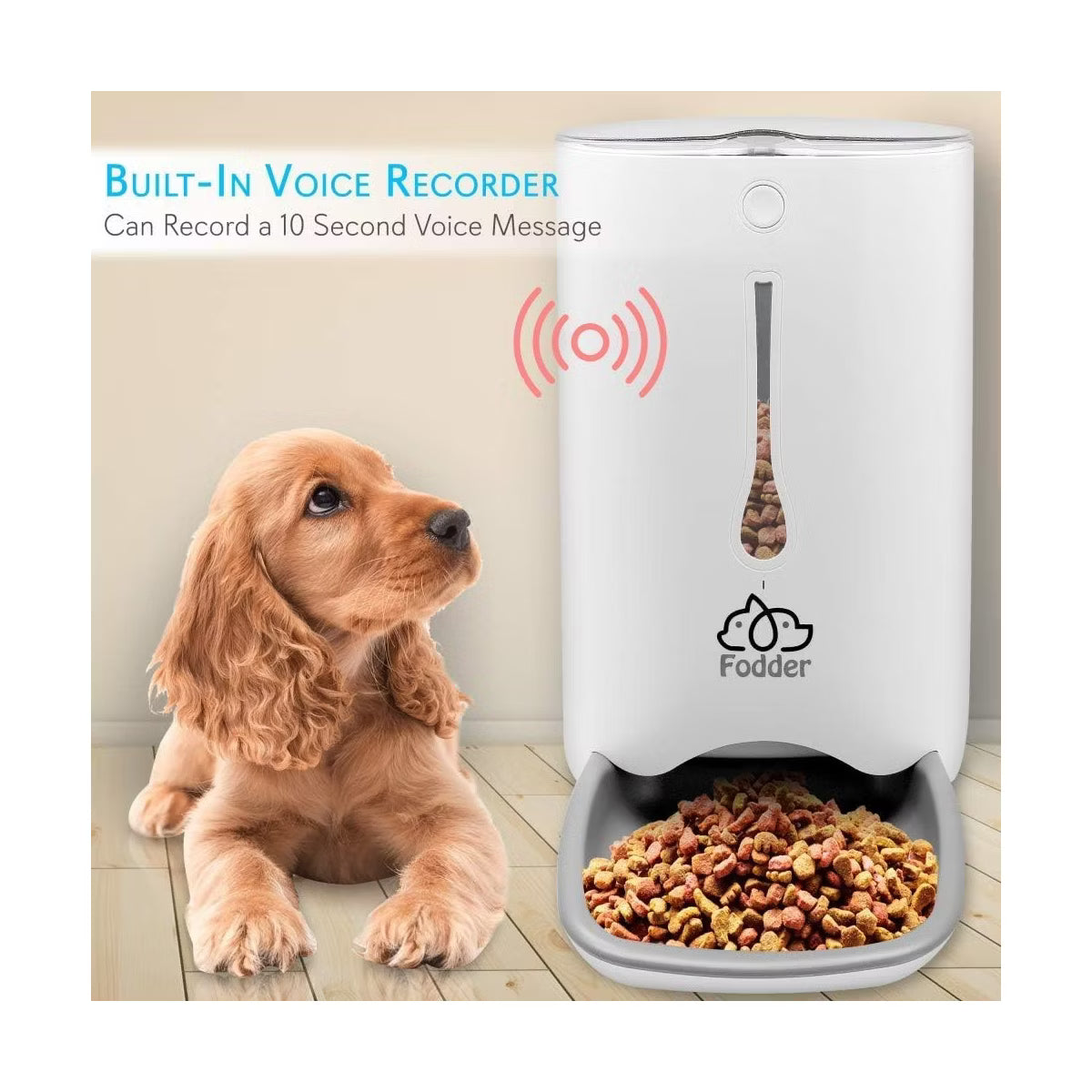Automatic Pet Feeder - White