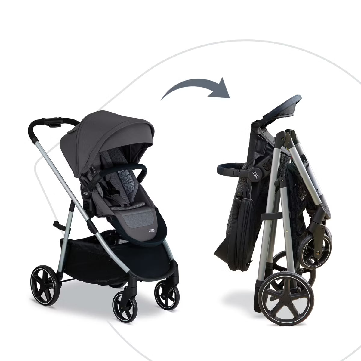 Grove Modular Lightweight Baby Stroller - Pindot Stone
