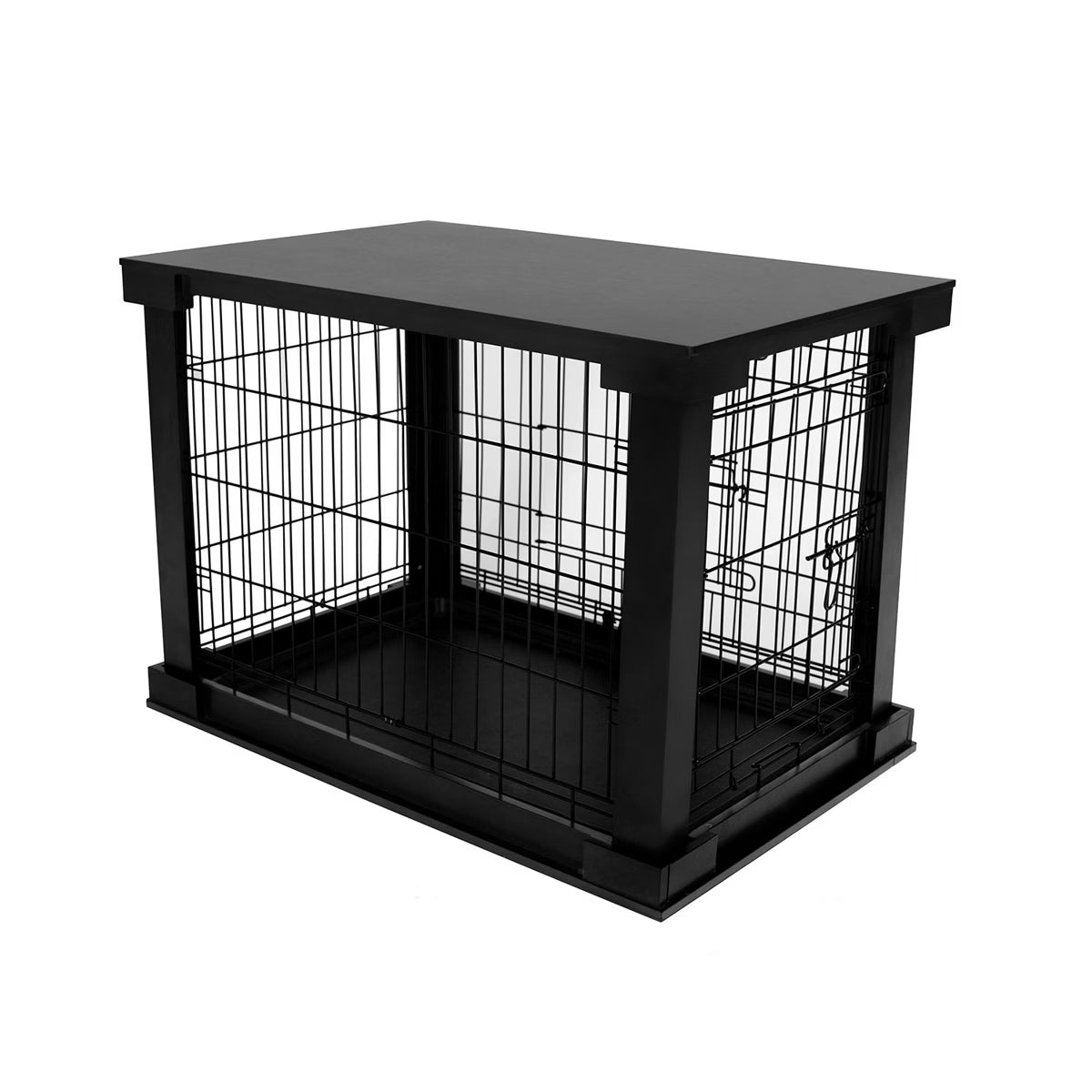 Pet Cat Washroom Bench with Removable Partition Wa