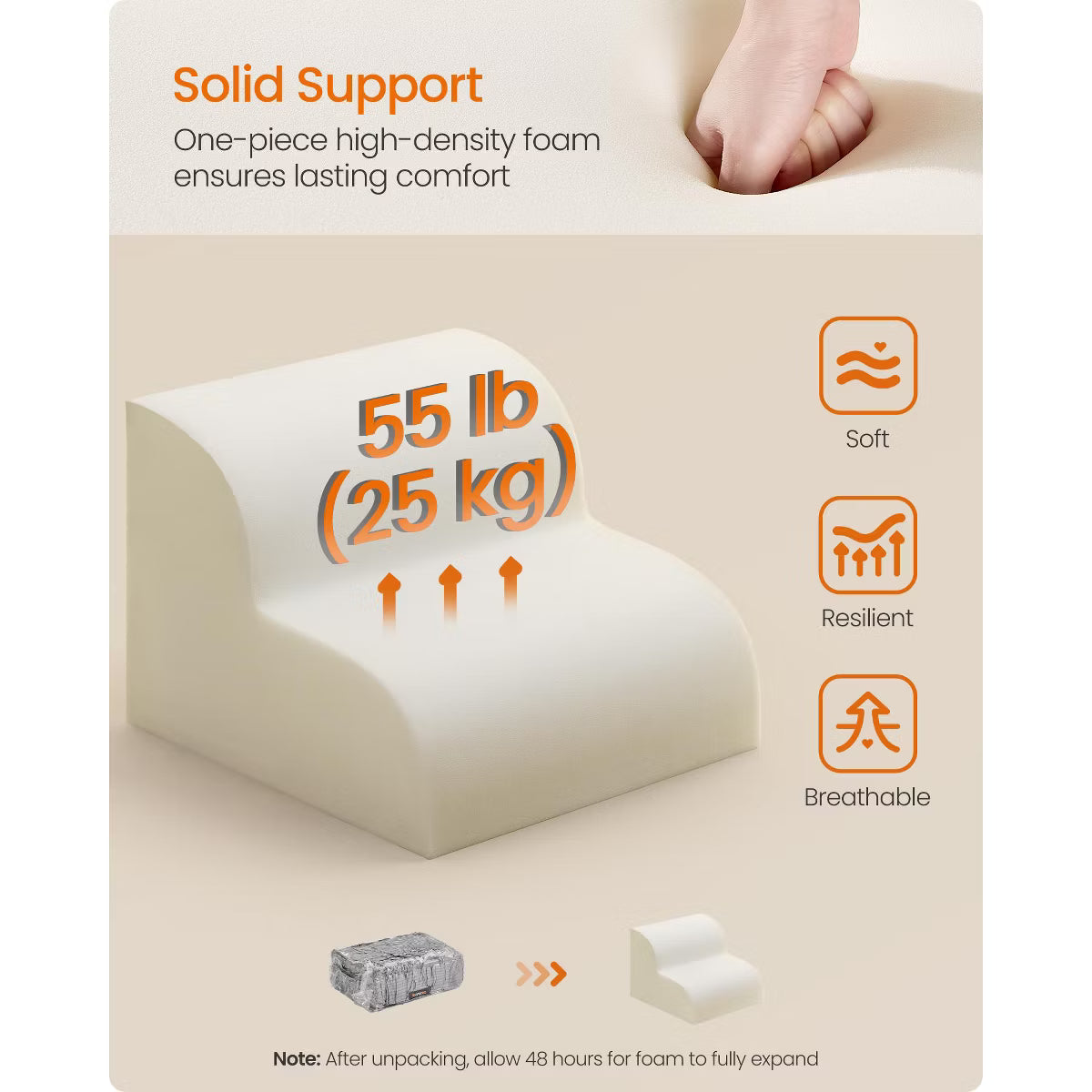 Dog Steps for Bed, Sofa, Waterproof
