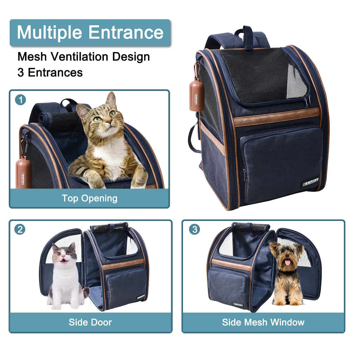 Pet Carrier Backpack for Dogs