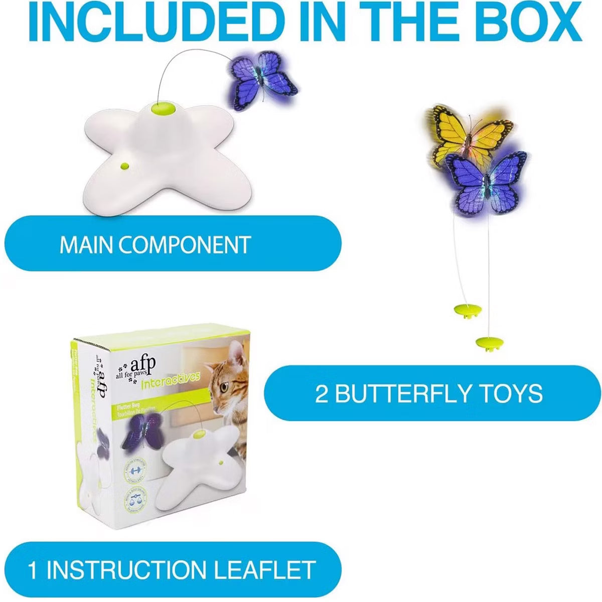 Interactive Cat Toys Butterfly Flutter Toys