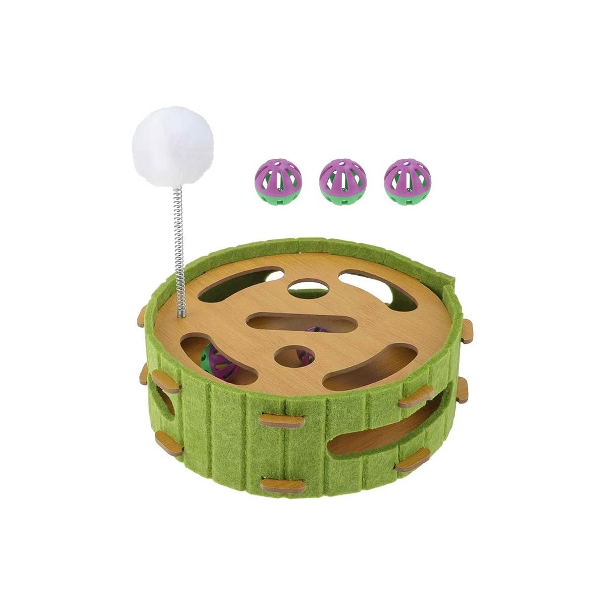 Interactive Cat Toy Ball Track