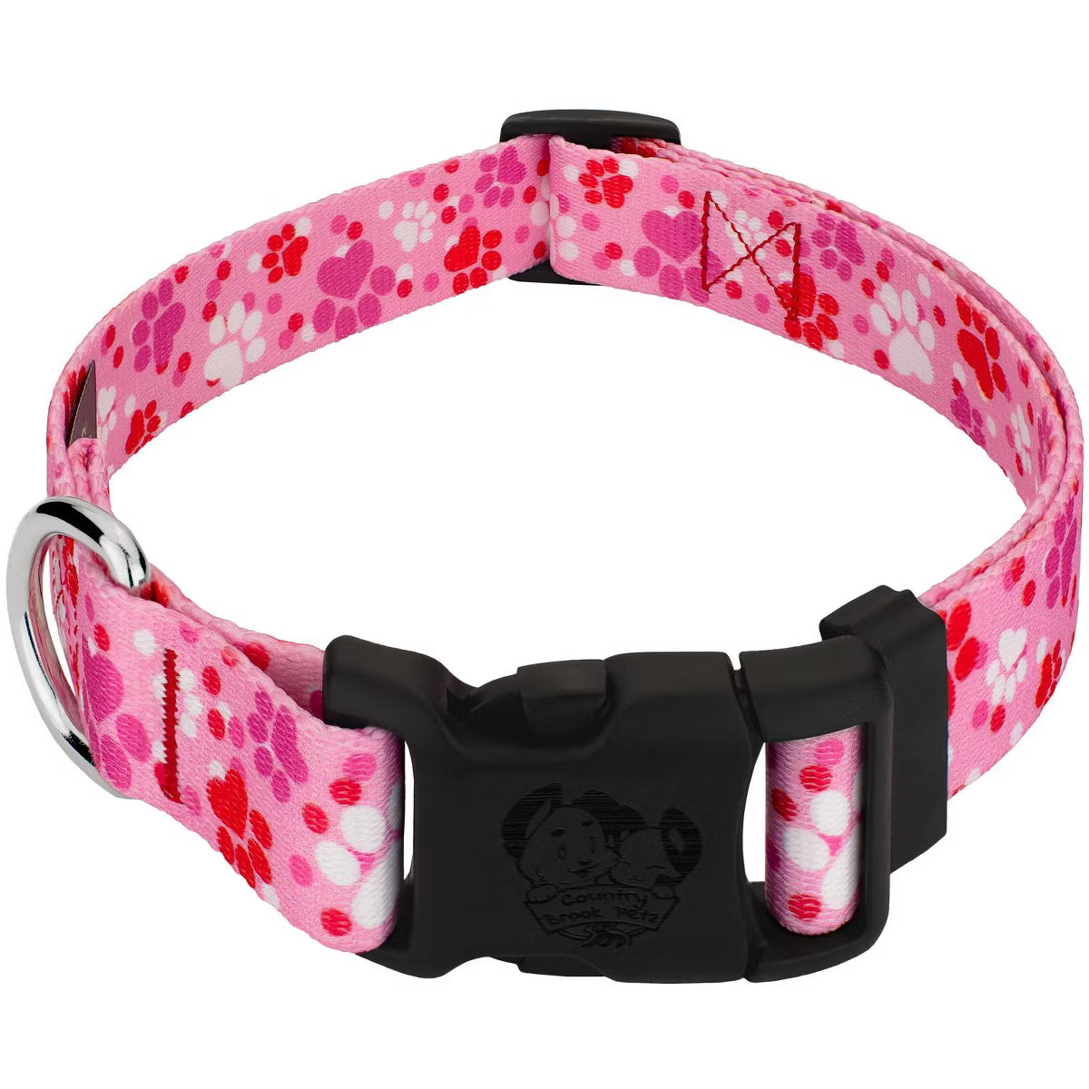 Puppy Love Everyday Dog Collar Made in The U.S.A. (1 Inch, Medium)