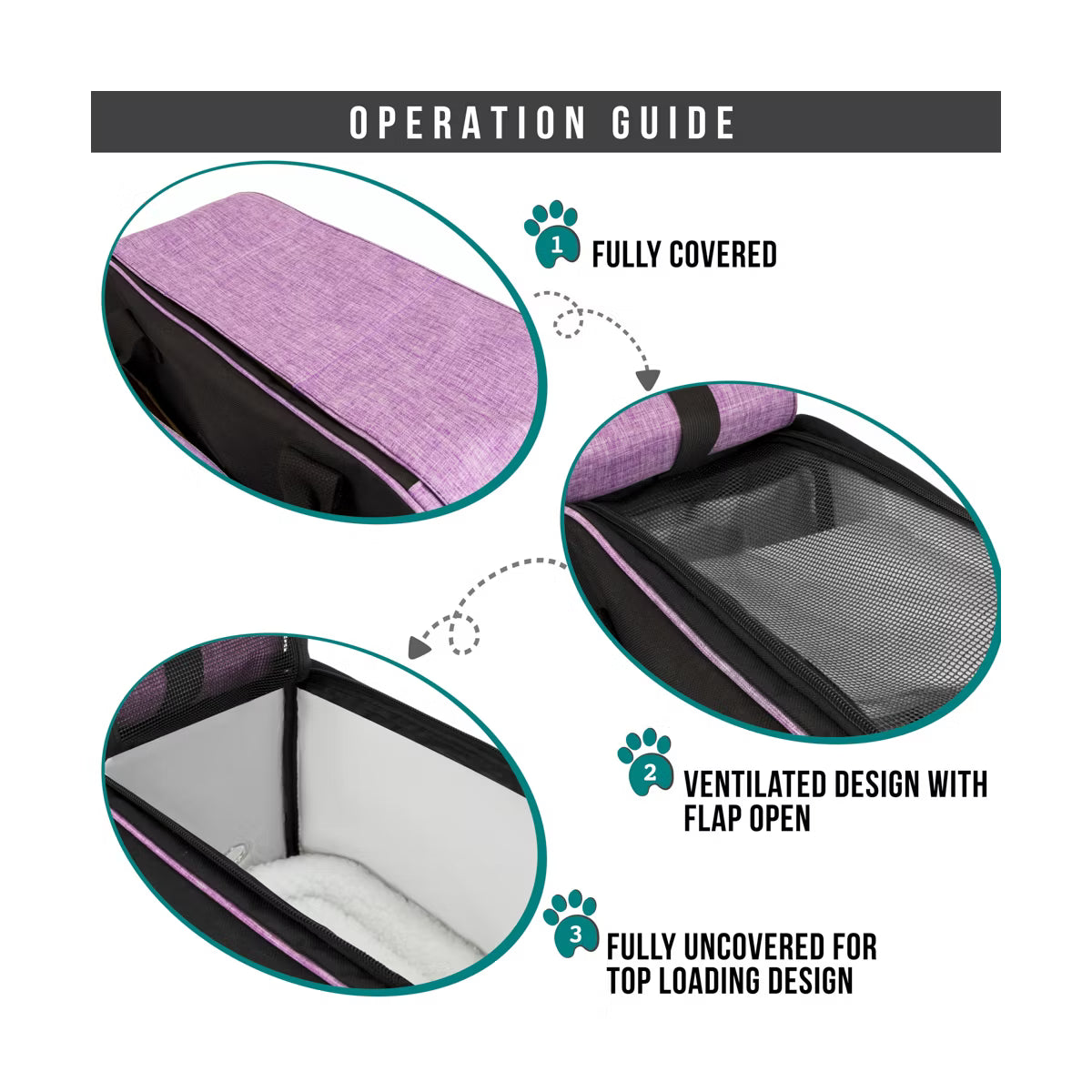 Airline Approved Soft Sided Pet Carrying Bag Pockets