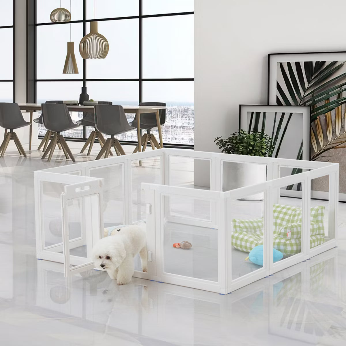 Easy Assembly Pet Playpen for Cats, Dogs