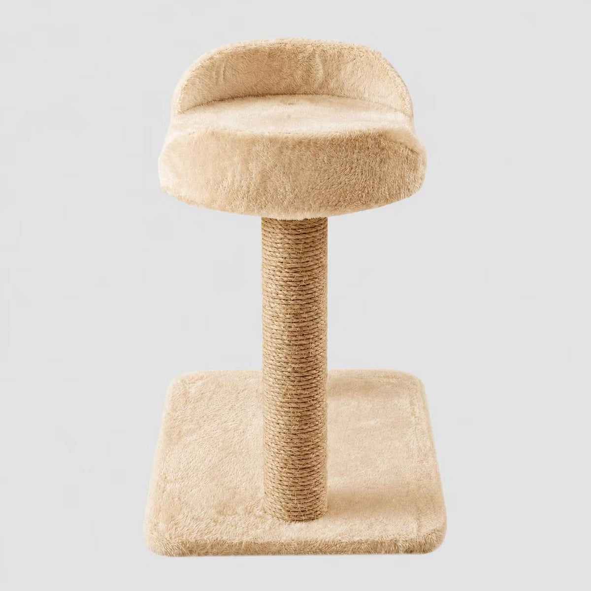 - Beige Scratching Post Cat Furniture - 18.5 in